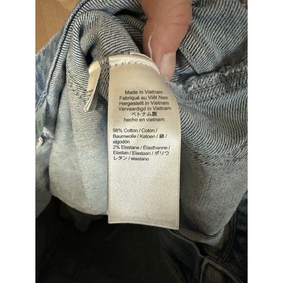 J. Crew Front Pocket Denim Short In Sky‎ Fall Wash High Rise Size 12 Light Wash - Picture 5 of 5